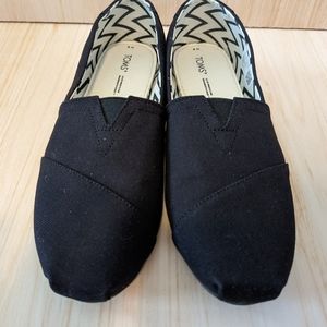 Alpargata Canvas Wide Width Size 9 All Black